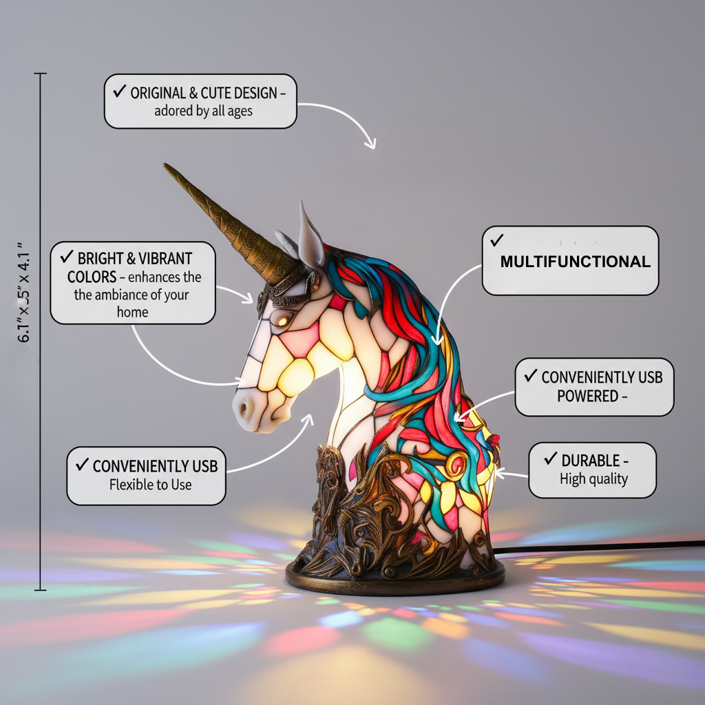 Unicornio Encantador Luna