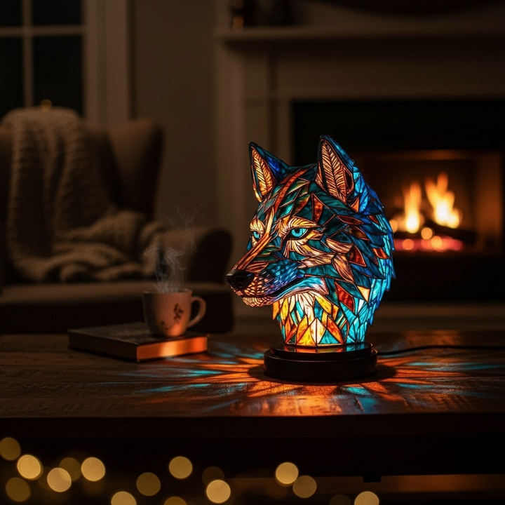 Luz Bo en Forma de Lobo