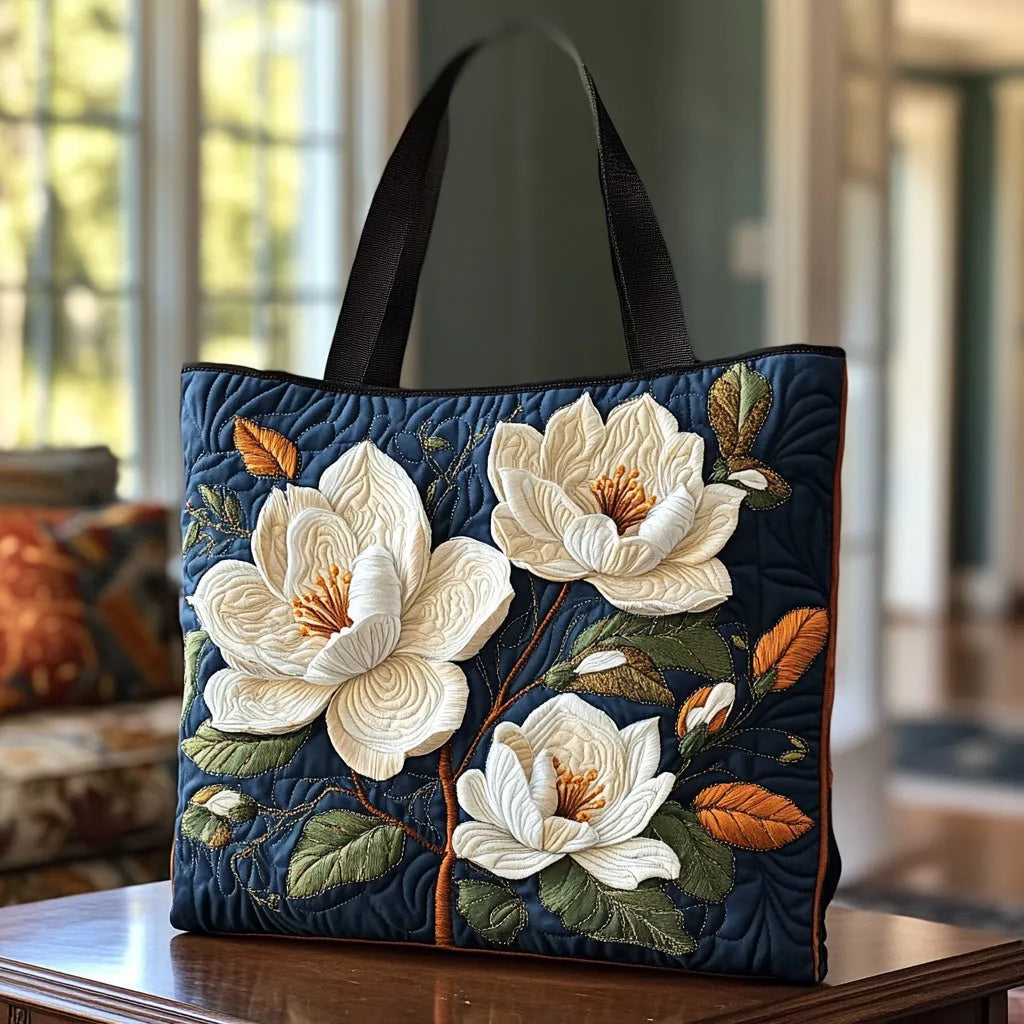 Bolso Tote Acolchado - Magnolia Delicada