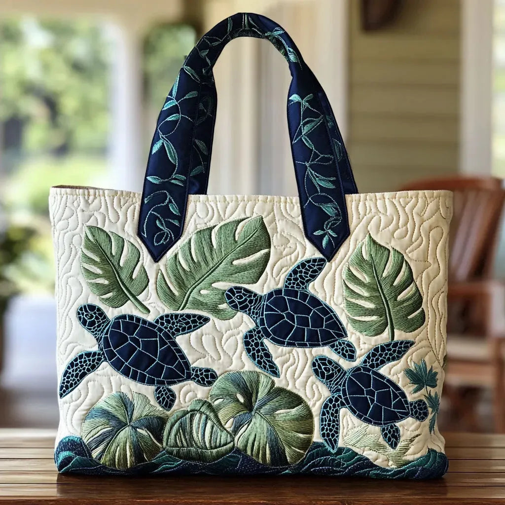 Bolso Tote Artesanal - Gracia de la Tortuga Marina