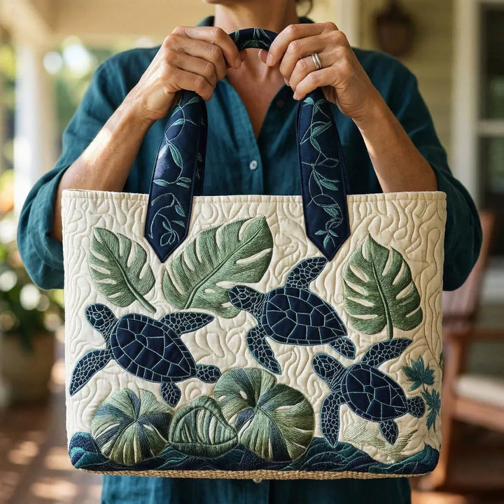 Bolso Tote Artesanal - Gracia de la Tortuga Marina